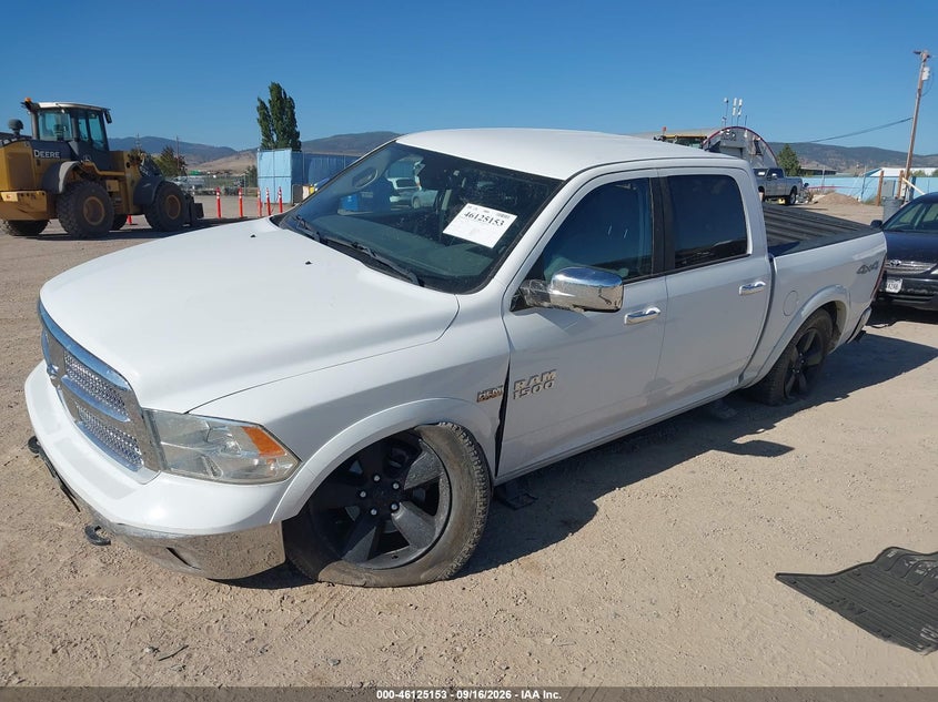Vin: 1c6rr7lt0js153762, lot: 46624873, ram 1500 harvest  4x4 5'7 box 20182