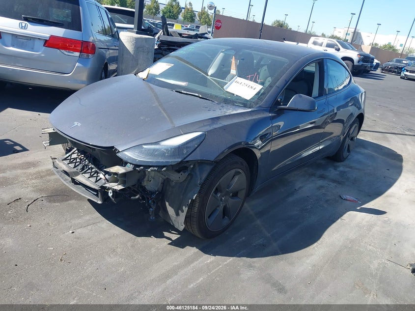 Vin: 5yj3e1ea8pf602730, lot: 46624904, tesla model 3 rear-wheel drive 20232