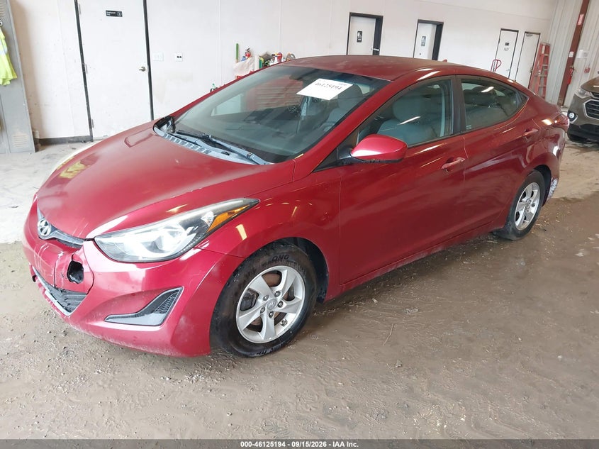 2015 HYUNDAI ELANTRA auction photo 2