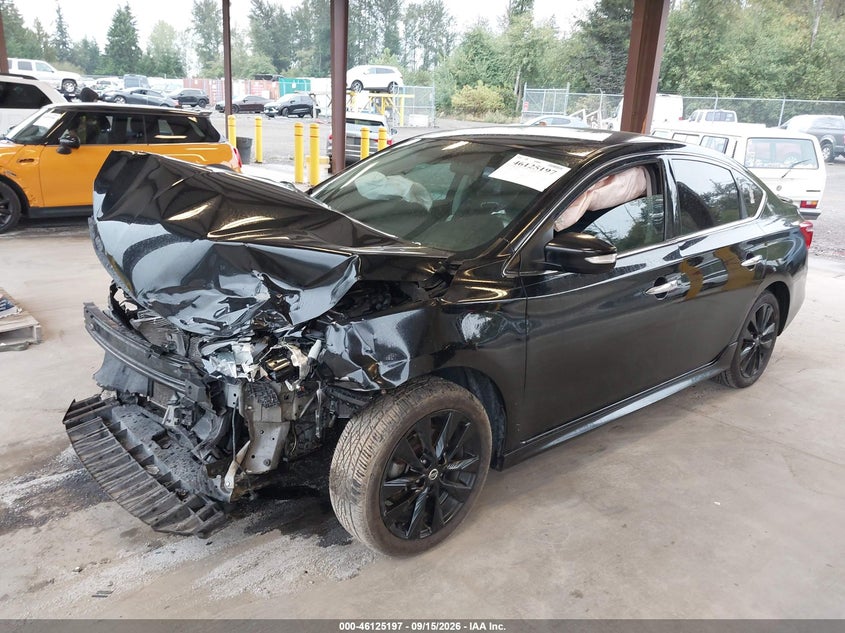 Vin: 3n1ab7ap0jy260802, lot: 46624916, nissan sentra sr 20182