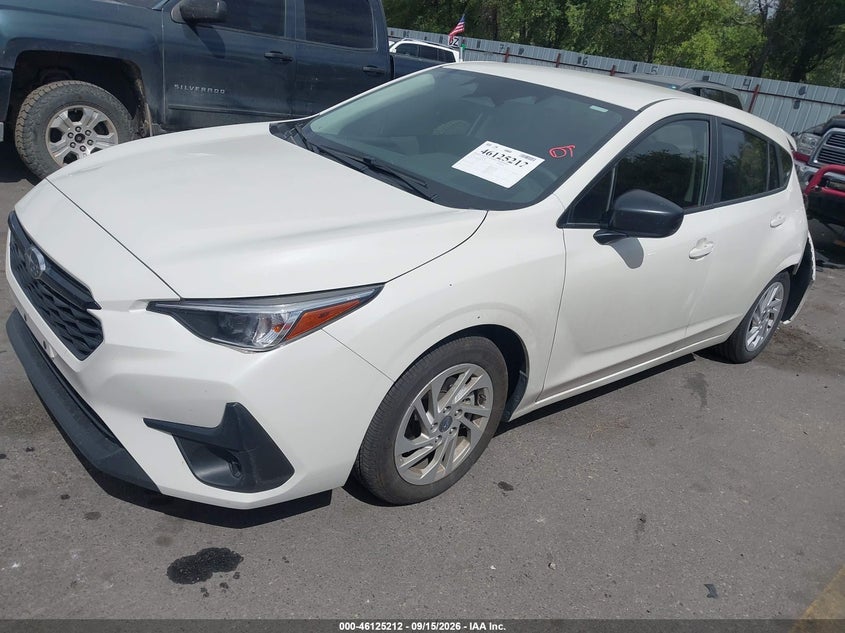 Vin: jf1guabc0r8906749, lot: 46624932, subaru impreza base 5-door 20242
