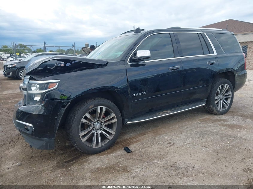 2017 Chevrolet Tahoe, Удар спереди, IAAI, VIN 1GNSKCKC9HR337759 — фото 2