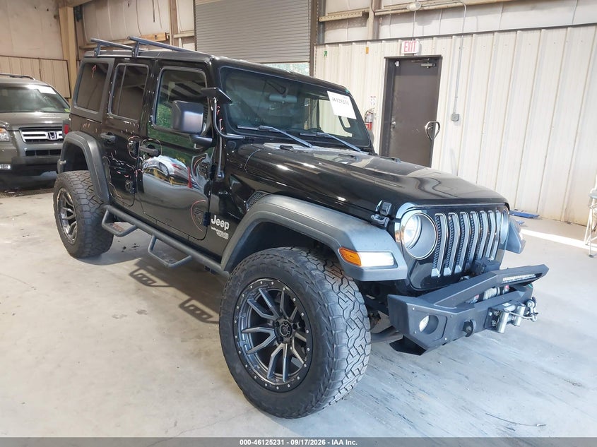 Vin: 1c4hjxdgxjw197287, lot: 46624951, jeep wrangler unlimited sport s 4x4 2018 img_1
