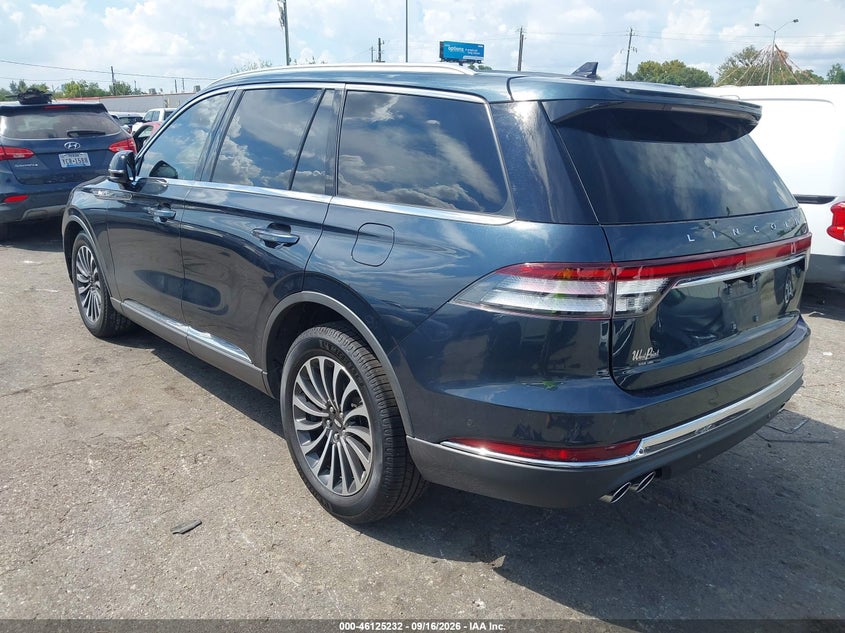 Vin: 5lm5j7wc3pgl17309, lot: 46624952, lincoln aviator reserve 20233