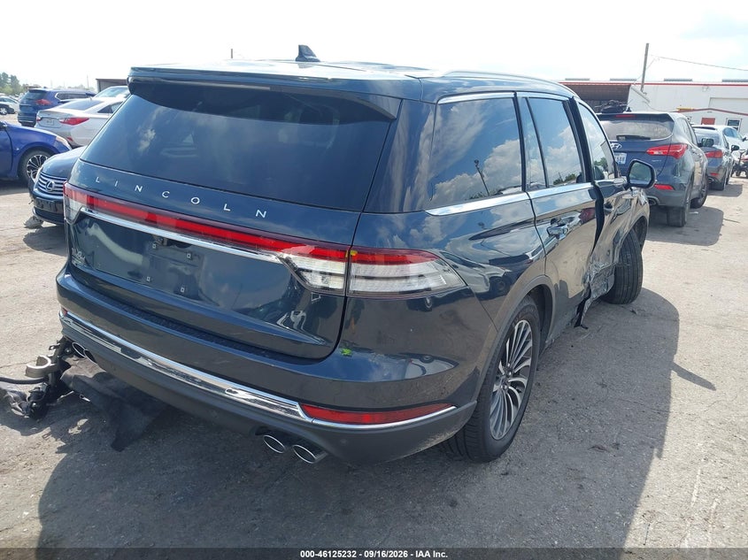 Vin: 5lm5j7wc3pgl17309, lot: 46624952, lincoln aviator reserve 20234