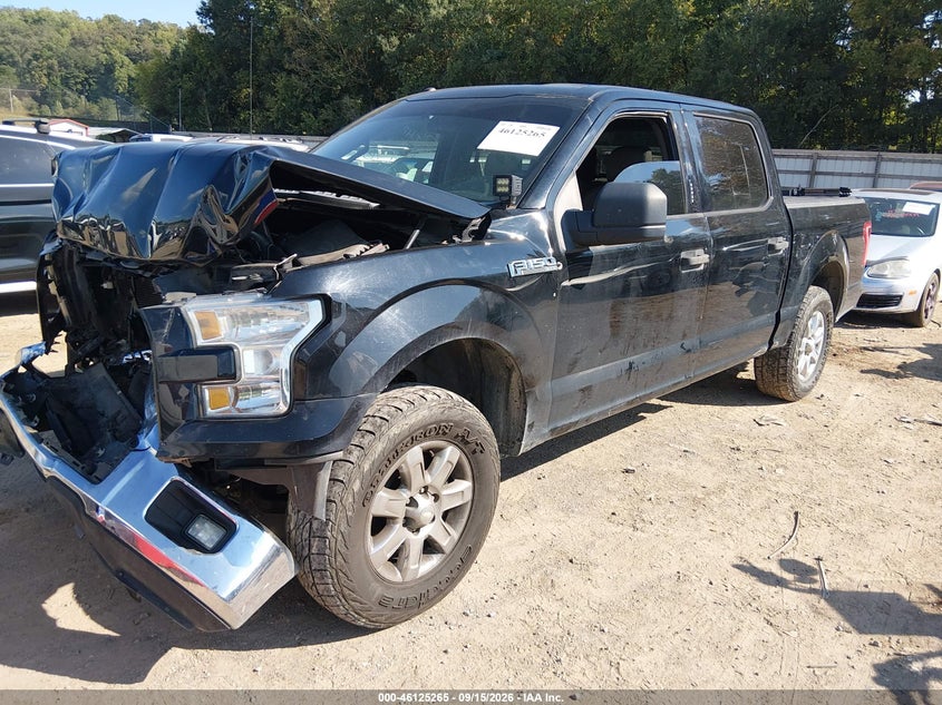 Vin: 1ftew1cf2gfb55523, lot: 46624985, ford f-150 xlt 20162