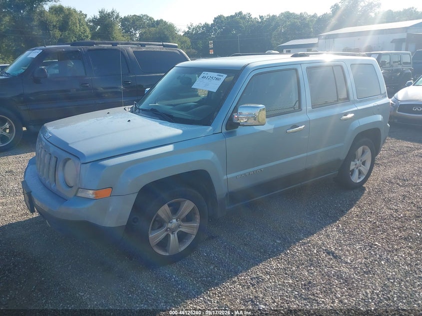 Vin: 1c4njpfb0ed602269, lot: 46625001, jeep patriot latitude 20142