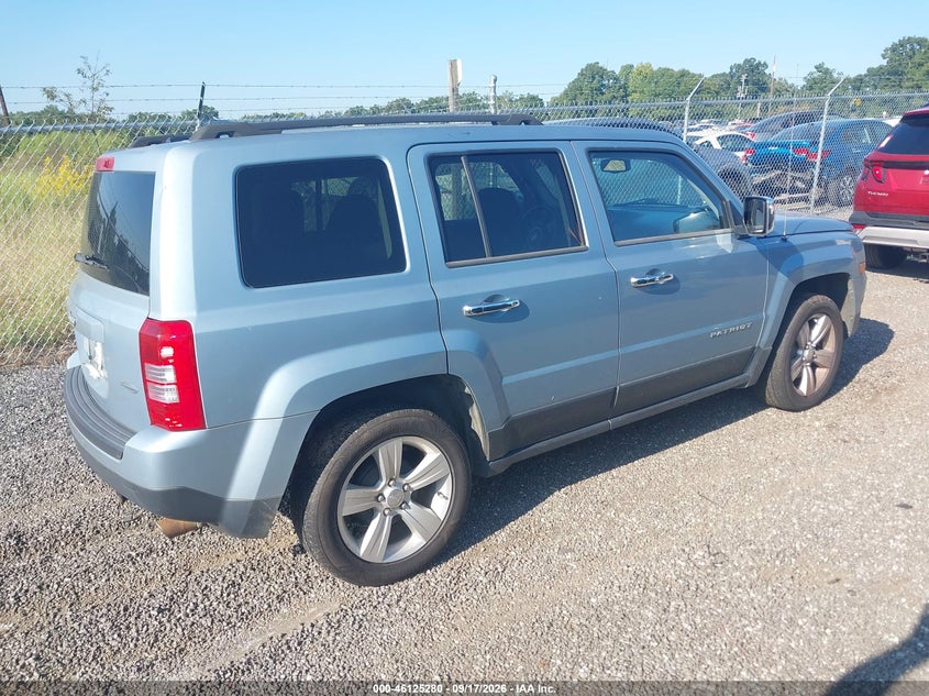 Vin: 1c4njpfb0ed602269, lot: 46625001, jeep patriot latitude 20144