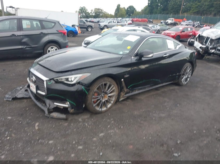 Vin: jn1fv7el4hm700733, lot: 46625024, infiniti q60 3.0t red sport 400 20172