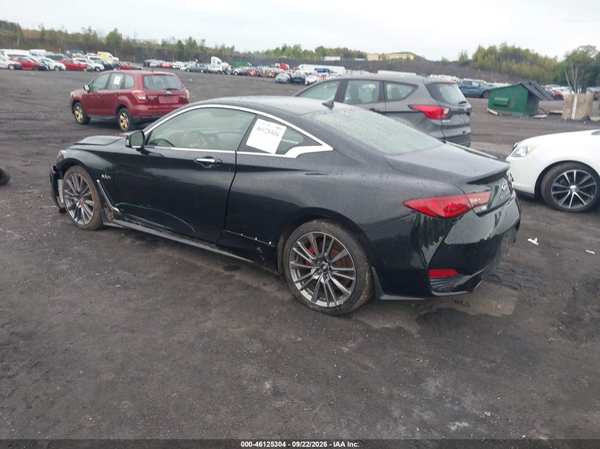Vin: jn1fv7el4hm700733, lot: 46625024, infiniti q60 3.0t red sport 400 20173