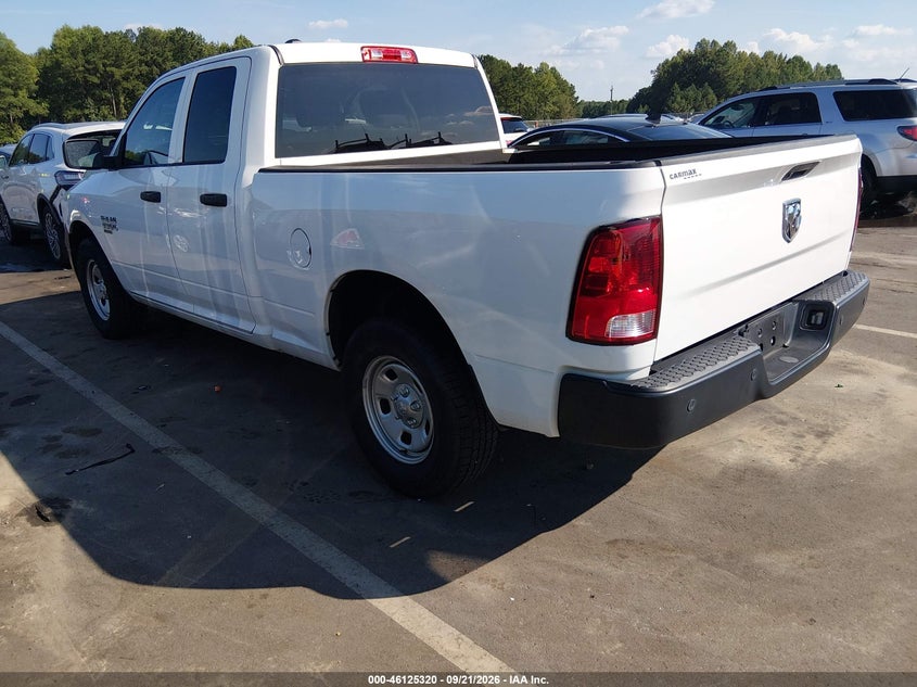 Vin: 1c6rr7fg9ns187266, lot: 46625040, ram 1500 classic tradesman  4x4 6'4 box 20223