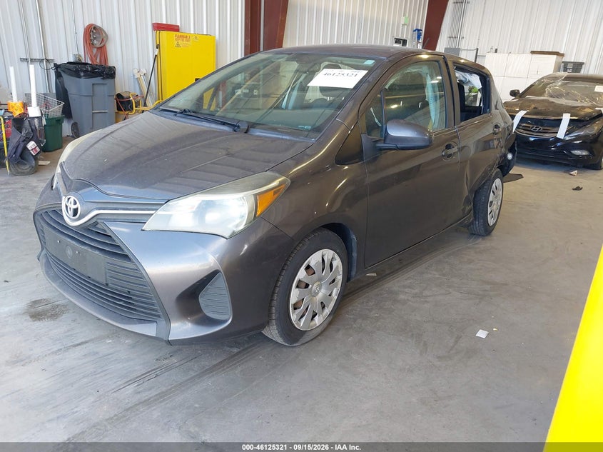 Vin: vnkktud32fa044622, lot: 46625041, toyota yaris l 20152