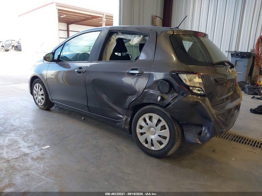 Vin: vnkktud32fa044622, lot: 46625041, toyota yaris l 20153