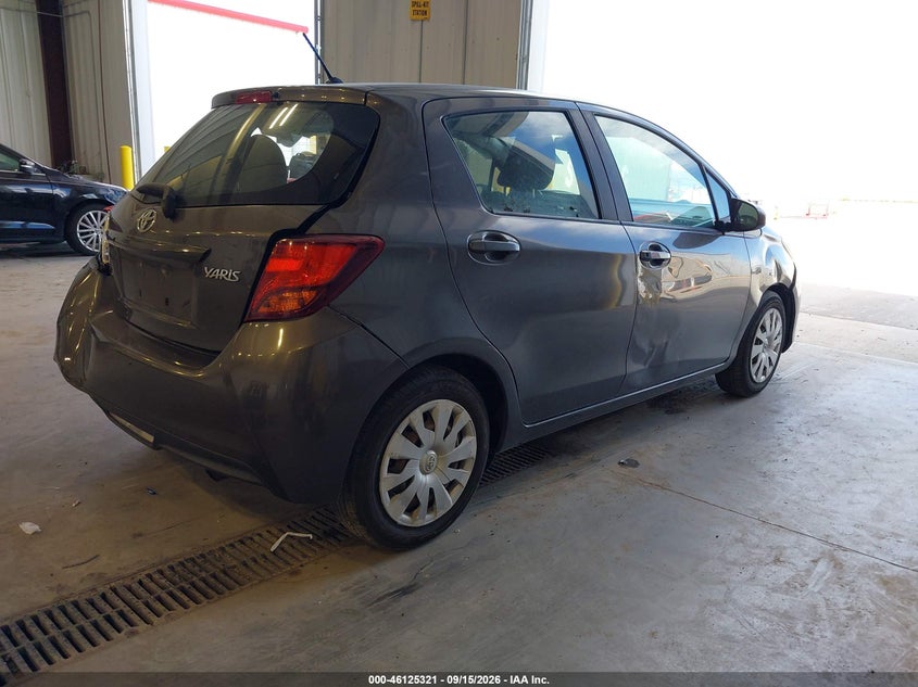 Vin: vnkktud32fa044622, lot: 46625041, toyota yaris l 20154