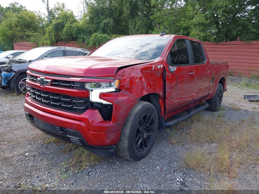 Vin: 1gcudeed3pz305710, lot: 46625048, chevrolet silverado 1500 4wd  standard bed rst 20232