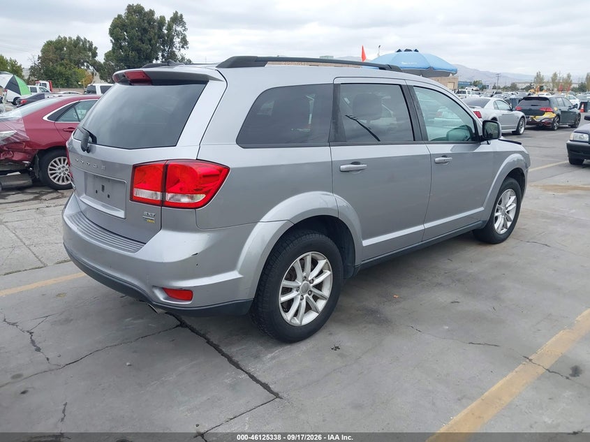 Vin: 3c4pdcbg9gt180963, lot: 46625058, dodge journey sxt 20164