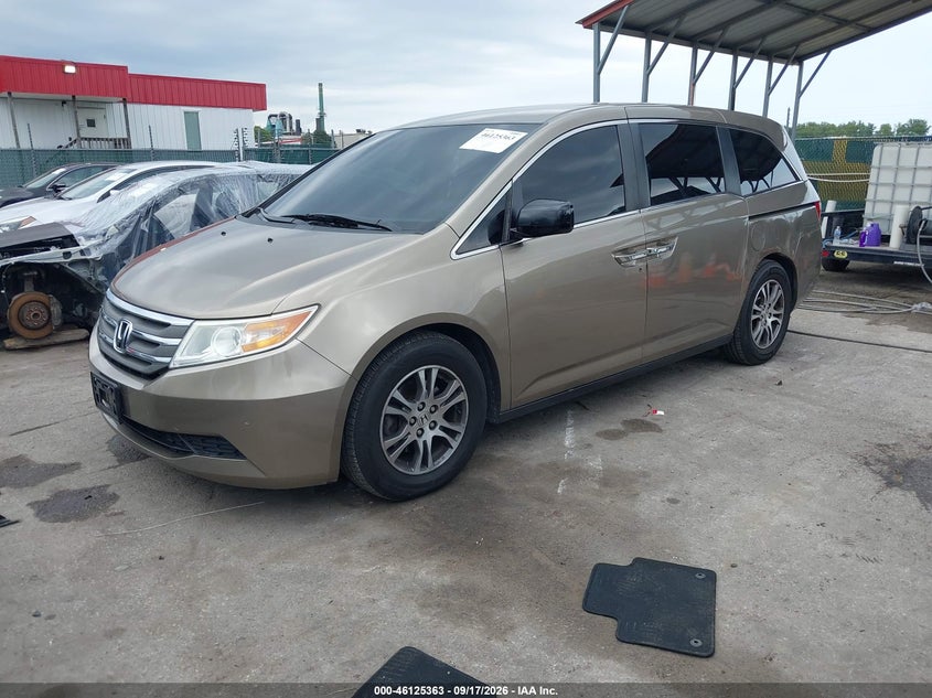 Vin: 5fnrl5h49bb023638, lot: 46625083, honda odyssey ex 20112