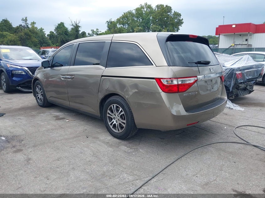 Vin: 5fnrl5h49bb023638, lot: 46625083, honda odyssey ex 20113
