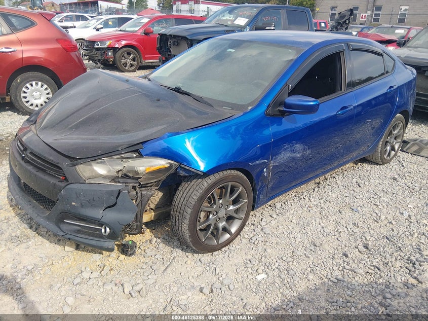 Vin: 1c3cdfba1dd304239, lot: 46625108, dodge dart sxt 20132