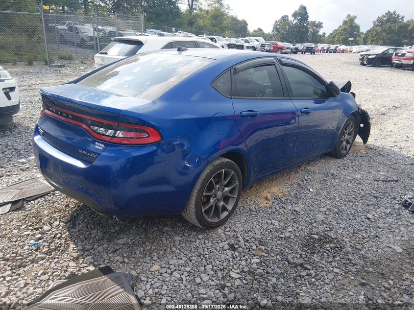 Vin: 1c3cdfba1dd304239, lot: 46625108, dodge dart sxt 20134