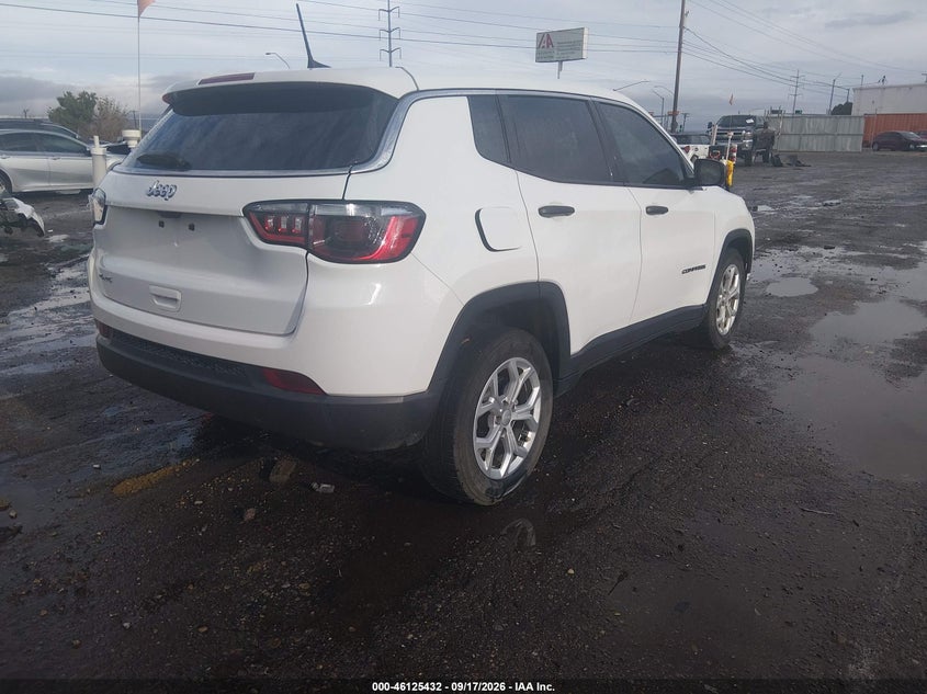 Vin: 3c4njdan1rt103206, lot: 46625152, jeep compass sport 4x4 20244