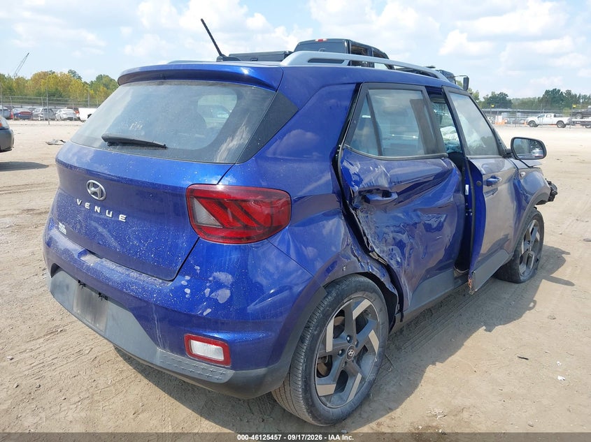 Vin: kmhrc8a39pu242130, lot: 46625177, hyundai venue limited 20234