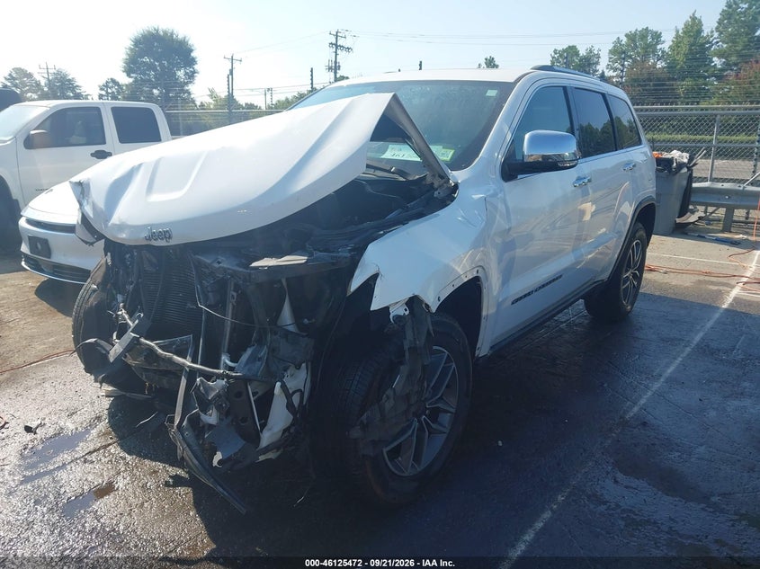 Vin: 1c4rjfbg5kc654589, lot: 46625192, jeep grand cherokee limited 4x4 20192