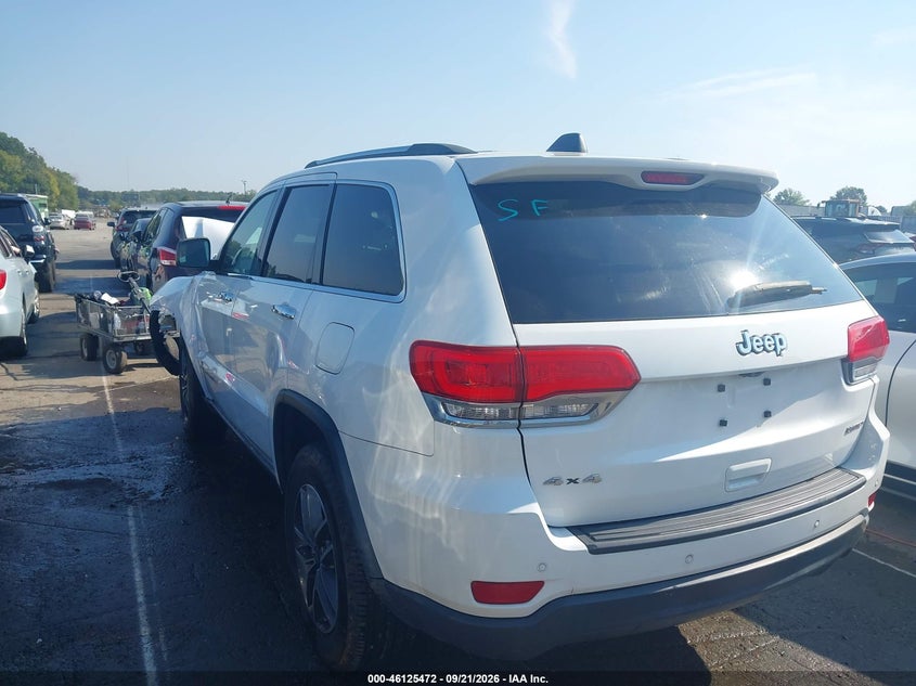Vin: 1c4rjfbg5kc654589, lot: 46625192, jeep grand cherokee limited 4x4 20193