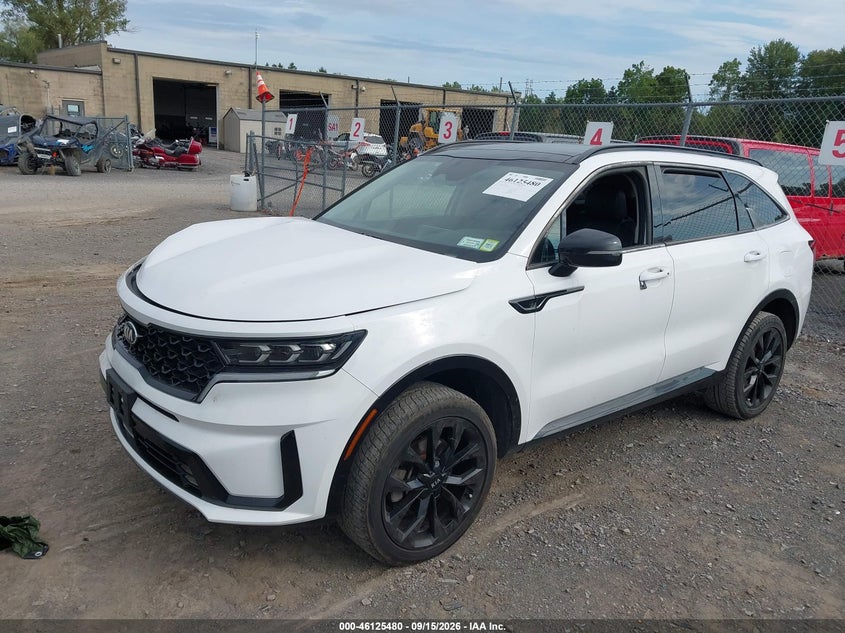 Vin: 5xyrkdlf4mg014234, lot: 46625201, kia sorento sx 20212