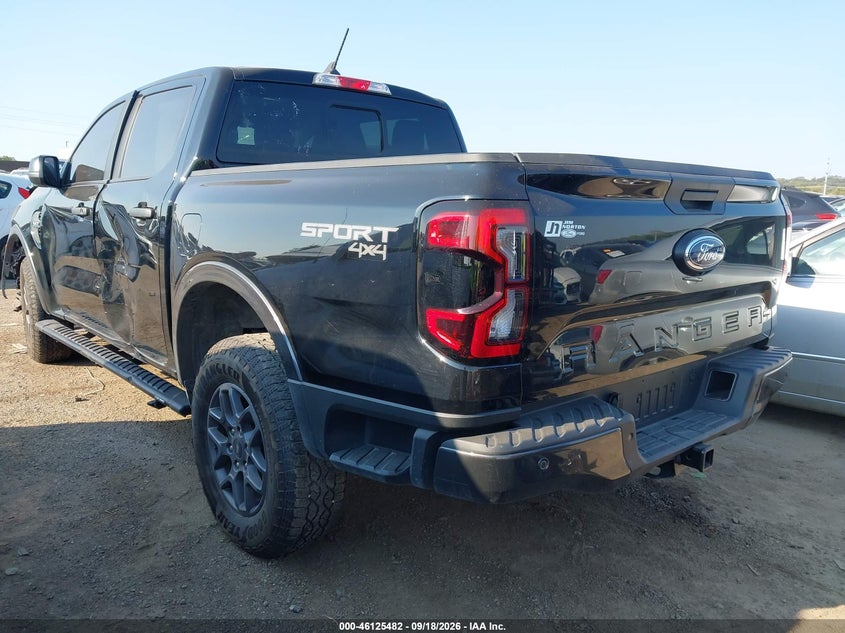 Vin: 1fter4hhxrle73431, lot: 46625202, ford ranger xlt 20243