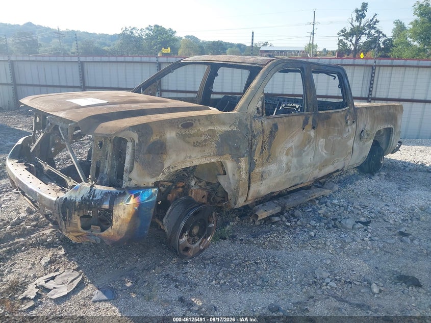 2017 GMC Sierra, Total Burn, IAAI, VIN 1GT12SEG9HF249938 — photo 2