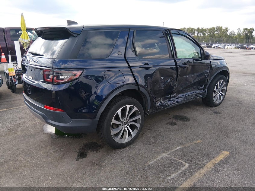 Vin: salcp2fx5lh854800, lot: 46625232, land rover discovery sport se 20204