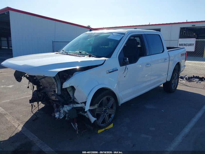 Vin: 1ftew1e48lfb35122, lot: 46625276, ford f-150 lariat 20202