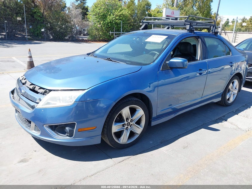 Vin: 3fahp0kc4ar124933, lot: 46625286, ford fusion sport 20102