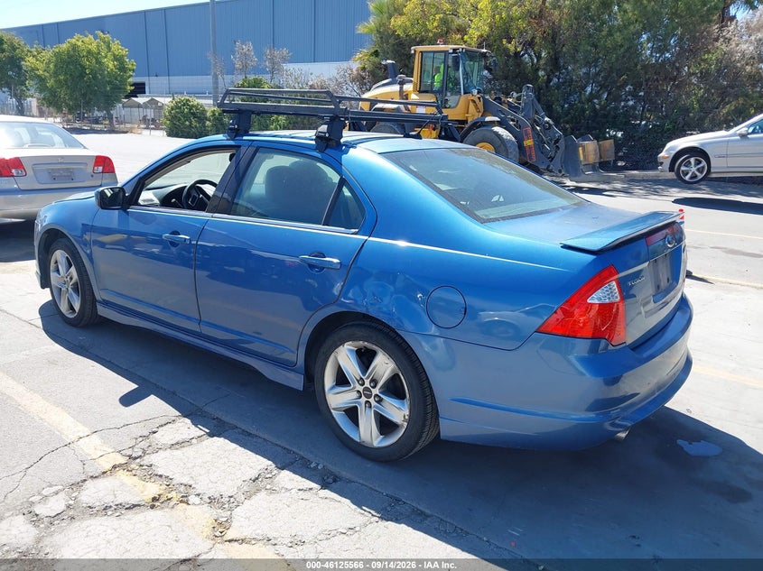 Vin: 3fahp0kc4ar124933, lot: 46625286, ford fusion sport 20103