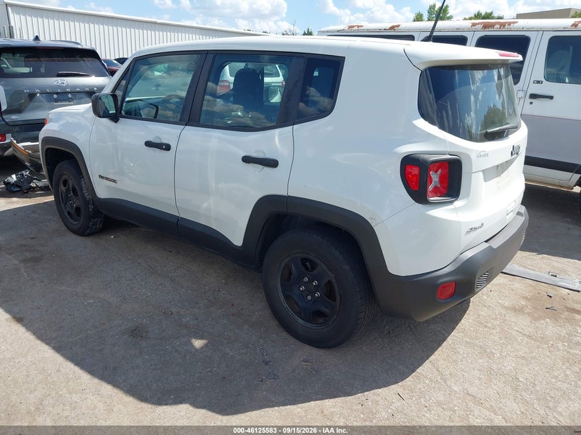2019 JEEP RENEGADE auction photo 3