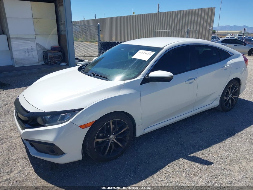 2020 Honda Civic, Неизвестно, IAAI, VIN 19XFC2F85LE001330 — фото 2