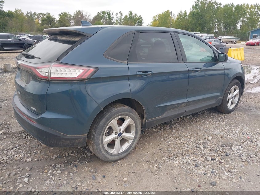Vin: 2fmpk4g96gbb84031, lot: 46625337, ford edge se 20164