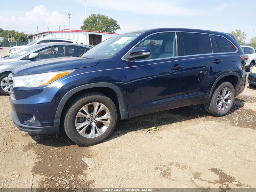 Vin: 5tdzkrfh6gs182748, lot: 46625342, toyota highlander le plus v6 20162