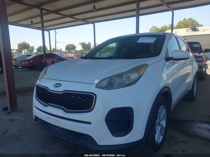 Vin: kndpm3ac3h7122965, lot: 46625351, kia sportage lx 20172