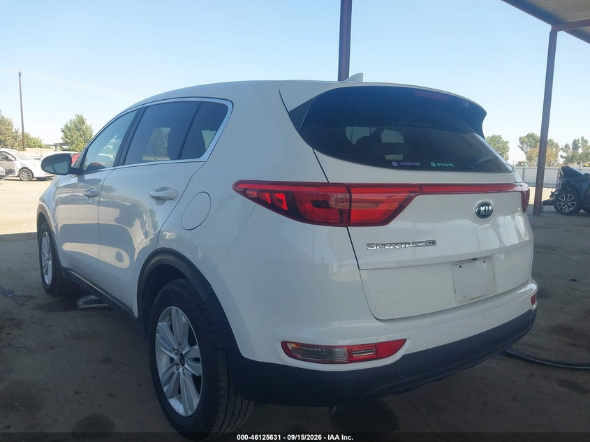 Vin: kndpm3ac3h7122965, lot: 46625351, kia sportage lx 20173