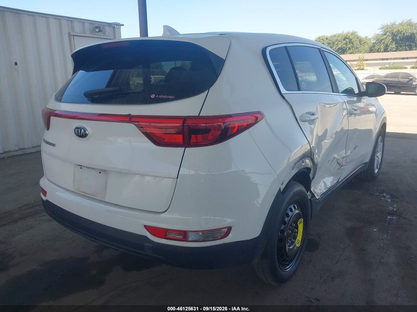 Vin: kndpm3ac3h7122965, lot: 46625351, kia sportage lx 20174