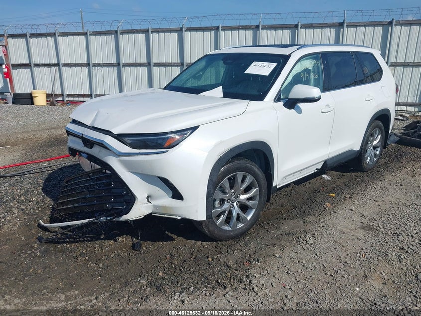 Vin: 5tdacab55rs029207, lot: 46625352, toyota grand highlander hybrid limited 20242