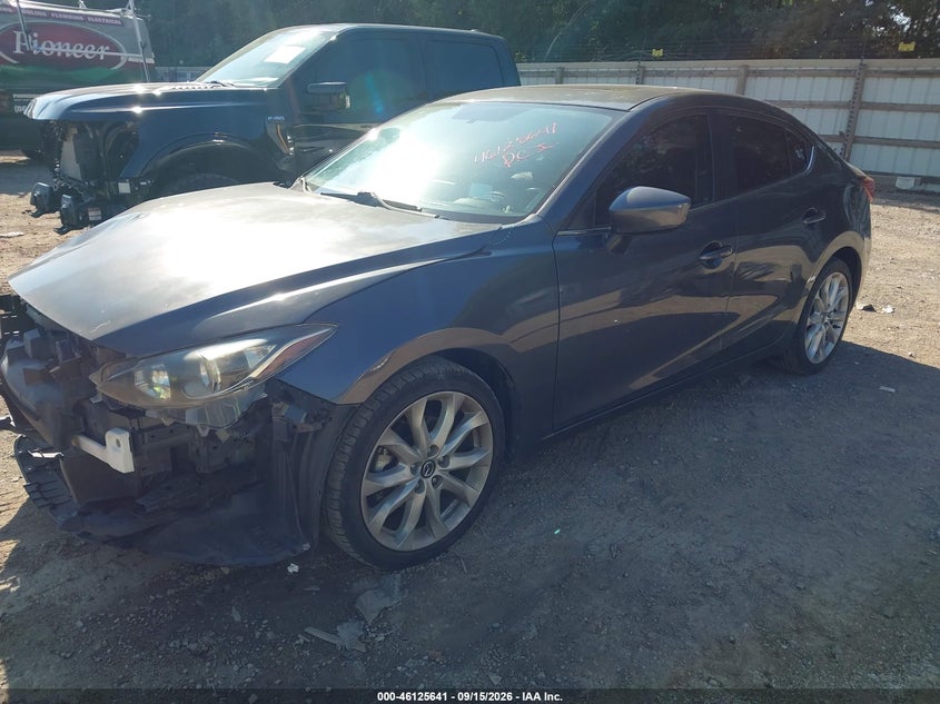 Vin: jm1bm1v32f1263566, lot: 46625361, mazda mazda3 s touring 20152