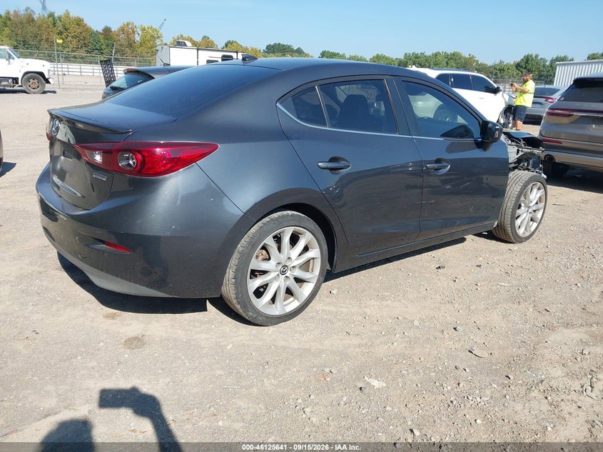 Vin: jm1bm1v32f1263566, lot: 46625361, mazda mazda3 s touring 20154