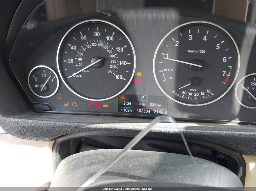 BMW 320I 2016 VIN WBA8E1G57GNU12373