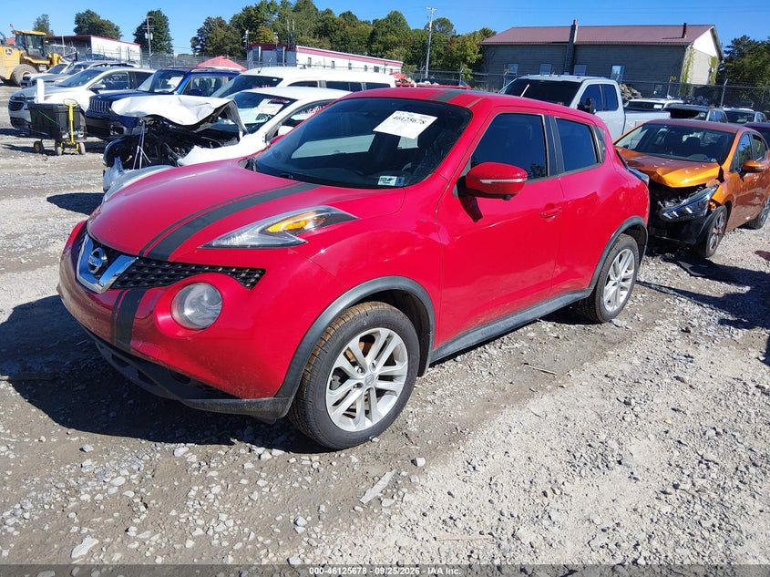 Vin: jn8af5mv0ft552437, lot: 46625398, nissan juke s/sv/sl/nismo 20152