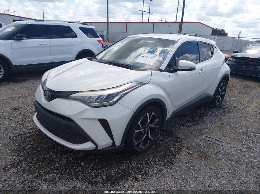 Vin: nmtkhmbx2lr112527, lot: 46625412, toyota c-hr xle 20202