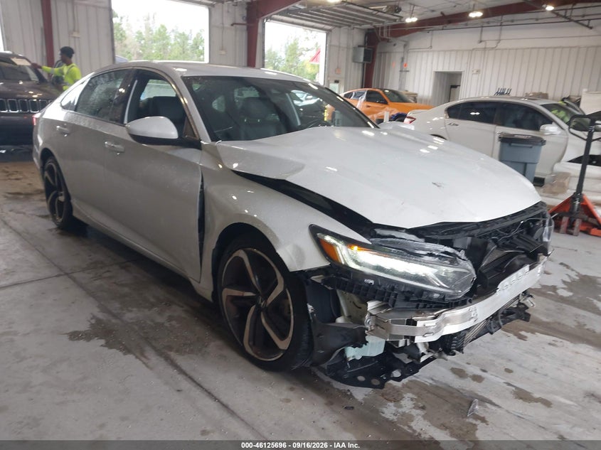 2019 Honda Accord Sport, Front, IAAI, VIN 1HGCV1F33KA166436