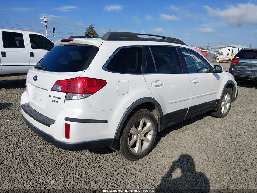 Vin: 4s4brdlc2e2291152, lot: 46625420, subaru outback 3.6r limited 20144